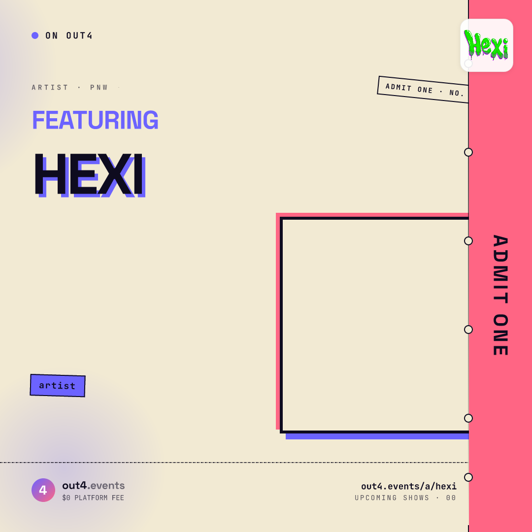 Hexi share card — Square (1080 × 1080)